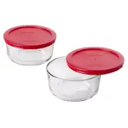 Pyrex Simply Store 4 Cup Glass Bowl Value Pack, Set of 2 Bowl