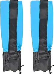 [uxcell] Leg Gaiters, Waterproof Shoe Covers Hiking Gaiters Snow Boot Gaiter, Sky Blue, L