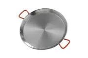Garcima Carbon Steel Paella Pan with Red Handles 50cm