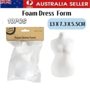 10 x Polystyrene Foam Dress Mannequin Torso Styrofoam Craft DIY Project 13cm AU