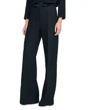 Sandro Tweed Suit Trousers