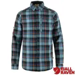 【FJALLRAVEN 小狐狸】男 FJALLGLIM SHIRT 長袖保暖襯衫/81380-534-543 靛藍/黎明藍