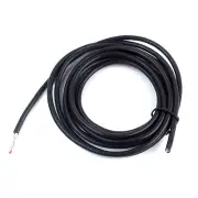 Shielded 3-Conductor Guitar Circuit Wire hookup wire 6-Foot 24 AWG ,Black