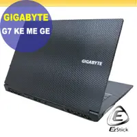在飛比找PChome24h購物優惠-Gigabyte G7 KE ME GE 黑色卡夢膜機身貼 