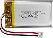 DC 3.7V 650mAh AHB622540N01 Rechargeable Lithium Battery for Sennheiser Momentum 2.0 HD 4.40 HD 4.50 HD 450 Urbanite XL Wireless Bluetooth Headphones Aerox 9 Aerox 5 Mouse