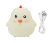 Innovative Chick-Shaped LED Night Light - USB Charging, Touch Sensor for Kids