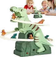 Dinosaur Climbing Slide Toy | Dinosaur Climbing Slide Track,Educational Realistic Track Game Playset Roller Coaster for Boys Girls Indoor Outdoor Park