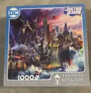 Thomas Kinkade Justice League DC 1000 Piece Puzzle, Batman, Aquaman, Gotham City