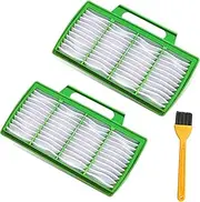 2 Pack Micro Hygiene Filters Compatible with Sebo Vacuum 6608ER 6696ER Series - Replacement Filters for AIRBELT K All Models 6629ER, K1, K3 Vacuum Cleaners