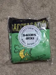 2025 Mardi Gras Krewe Of Bacchus Socks Bacchagator Green