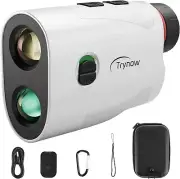 Trynow Golf Rangefinder, Compact, Lightweight, 3-1200yds, 6x Magnification, IP54