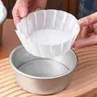 Upgrade Baking: Disposable Non-foldable Silicone Oil Paper for Basque Cake Trays