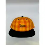 SUSU J「現貨」 SUPREME 24SS SCRIPT LOGO 6-PANEL六分帽 橘色