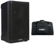 QSC CP8 Active 8" 1000 Watts Amplified 2-Way Powered Loud Speaker + Carrying Bag