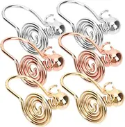 [TOGEVAL] Fashion Jewelry for Women Pcs Clip Spiral Earring Cuffs Earring Cuffs and Wraps for Ears