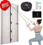 Door Anchor Strap for Resistance Bands – Multi-Point Attachment