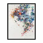 Watercolor Beauty Framed Print Fine Art Poster Print