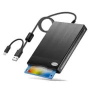 Floppy Disk Reader 3.5 inch USB Floppy Disk Drive 3.5 Inch Plane Texture