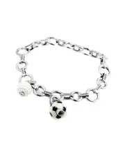 Aaron Basha 18K 0.17 ct. tw. Diamond Charm Bracelet