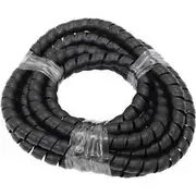 Aeroflow 20.8mm I.D Spiral Wrap Cover Braided Hose Wire 3.7 Meters Black Aeroflow - AF91-9858