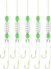 Double Hooks – Fluorescent Hooks Natural Bait Holder – Precision Made Fishing Accessories for Beginners Professional Enthusiasts