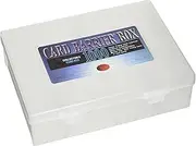 KMC Card Box 1000 Rectangular Flip Top Plastic No Pattern Clear 1 Count