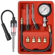 9 Pieces Automotive Compression Tester Kit and Spark Plug Tester, Universal Car