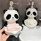 Dual purpose 2-in-1 Lotion Bottle Soap Dish 380ml Shower Gel Dispenser Shampoo