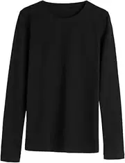 [Generic] Mock Men Underwear Tops Lined Long Sleeve Shirt Lightweight Base Layer Undershirt Men Tunic Top