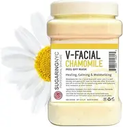 Sugaring NYC Chamomile Vajacial Jelly Mask Peel-Off Bikini, Underarms Area Peel Mask - Chamomile - Professional Size 23oz