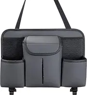 Seat Storage Organizer - Multi-Pocket Bottle Bag | Automobile Interior Accessories, Multifunctional Headrest Dangling Pouch For Paper Towel, Drinks, Snacks