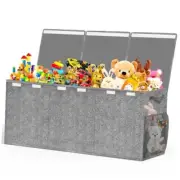 Extra Large Toy Box Chest with Lids, Collapsible Sturdy Toy Storage Organizer,