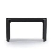 Modern Furniture ZANA Console Table 140cm - Black Ash