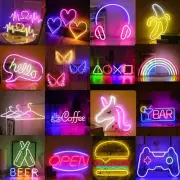 LED Backboard Neon Luminescent Lamp Decorative Light