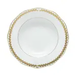 Herend Golden Laurel Rim Soup Plate