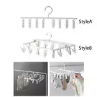 Hanging Drying Rack Windproof Clothes Drying Racks Clothes Dryer Socks Clip for