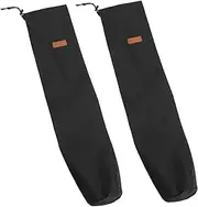 TOYANDONA Outdoor Tent Pole Bag 2pcs Portable Storage Bag for Tent Rods Fishing Rod Container Oxford Fabric Reusable