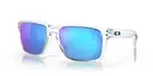 NEW* Oakley HOLBROOK XL Clear POLARIZED PRIZM SAPPHIRE Blue Sunglass OO9417-07