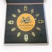 Flor Re Tabacos Partagas 18" Wall Clock NIB Rare Man Cave