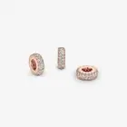 Pandora Moments Rose Gold Plated With CZ Sparkle Spacer Charm 781359CZ