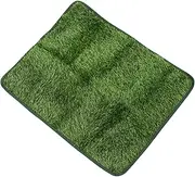EPIGEIST Decorative Dog Grass Pad Wear Resistant Artificial Grass Pee Mat for Pets Replaceable Washable Non Slip Design Odor Control Strong Water Absorption