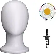 Folpus Mannequin Head Manikin Head Stable Lightweight, Professional Wig Display Stand Wig Holder for Jewelry Headwear Wig Hat , with Desktop Stand