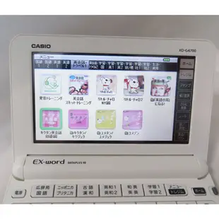 ੈ✿ CASIO 日文電子辭典 XD-G4700 Dataplus 10 廣辞苑 日英 英英 英日 功能強大版本品項新