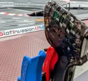 Slot car trigger controller holder-BLUE ---------- NEW---SLOTINVASION...........