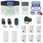 DIY Wireless Home Security System LCD Burglar House Alarm Smart Voice Prompt GU