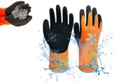 Water-resistant Thermal Work Glove Palm and Back Warm Gloves for Cold Weather
