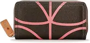 [Orla Kiely] Forget Me Not - Big Wallet - Nutmeg, Brown (Nutmeg 2200), Wallets