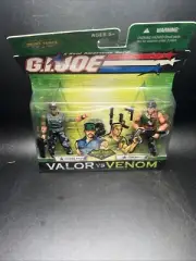 Gi Joe Valor Vs Venom Gung Ho Grunt Night Force Action Figures 2004