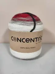 Hikoo Concentric Yarn 100% Baby Alpaca Burbs #1026