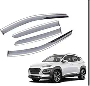 Windows Visor Car Window Deflector Window Visor Fit for Kona Encino Kona EV 2017 2018 2019 2020 2021 2022 2023 Wind Shield Sun Rain Guard Rainproof